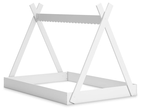 Hallityn White Youth Tent Bedroom Set by Ashley at Eve Furniture