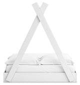 Hallityn White Full Tent Bed by Ashley at Eve Furniture