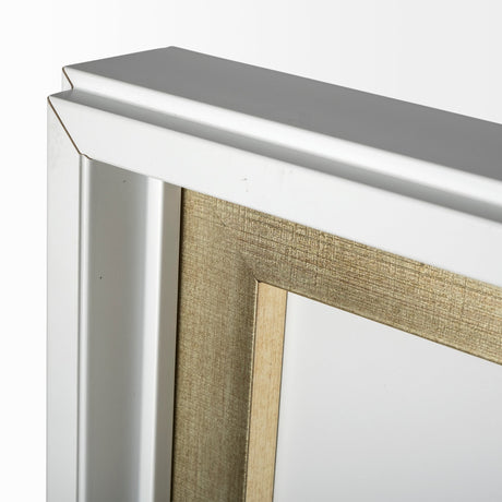 Halo I (White) by Studio M a handmade Original Framed Artwork under Glass by Mercana at Eve Furniture