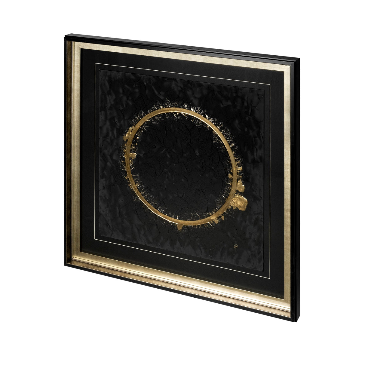 Halo II (Black) by Studio M a handmade Original Framed Artwork under Glass by Mercana at Eve Furniture