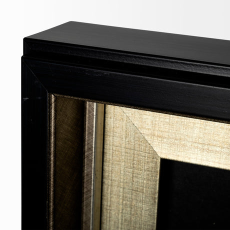 Halo II (Black) by Studio M a handmade Original Framed Artwork under Glass by Mercana at Eve Furniture