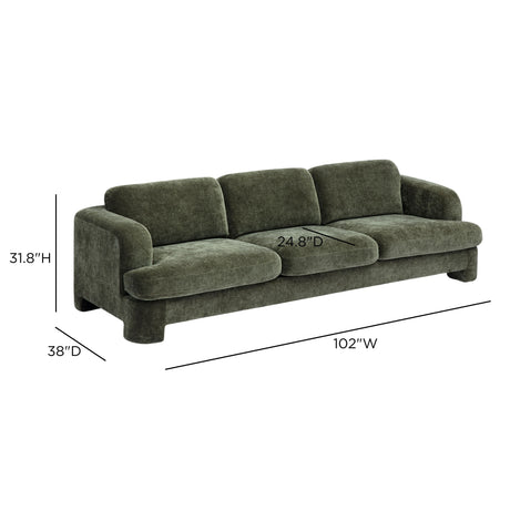 Halsey Textured Fabric Sofa by TOV Furniture at Eve Furniture