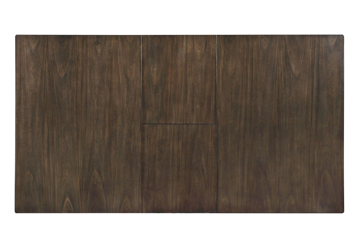 Halsey Weathered White/Dark Walnut Dining Table Only by Furniture of America at Eve Furniture