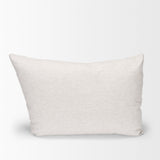 Halston Arm Pillow in Oatmeal Performance Fabric by Mercana at Eve Furniture