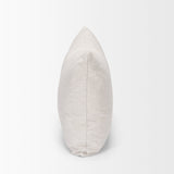 Halston Arm Pillow in Oatmeal Performance Fabric by Mercana at Eve Furniture