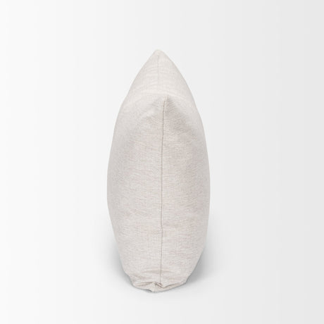 Halston Arm Pillow in Oatmeal Performance Fabric by Mercana at Eve Furniture