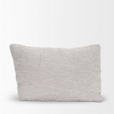 Halston Arm Pillow Light Gray Performance Fabric by Mercana at Eve Furniture