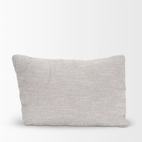 Halston Arm Pillow Light Gray Performance Fabric by Mercana at Eve Furniture