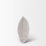 Halston Arm Pillow Light Gray Performance Fabric by Mercana at Eve Furniture