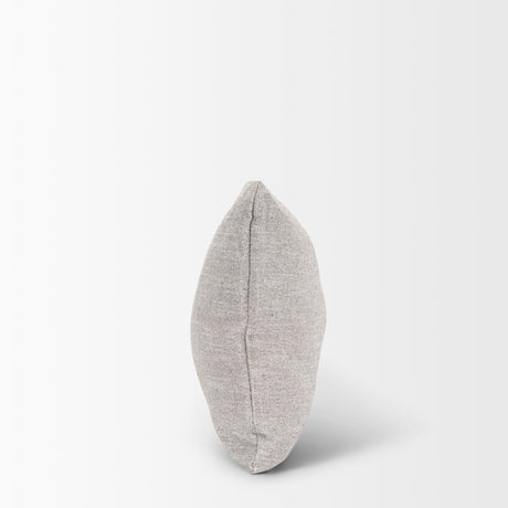 Halston Arm Pillow Light Gray Performance Fabric by Mercana at Eve Furniture