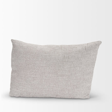 Halston Arm Pillow Light Gray Performance Fabric by Mercana at Eve Furniture