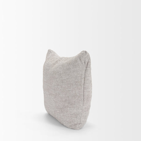 Halston Arm Pillow Light Gray Performance Fabric by Mercana at Eve Furniture