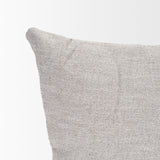 Halston Arm Pillow Light Gray Performance Fabric by Mercana at Eve Furniture