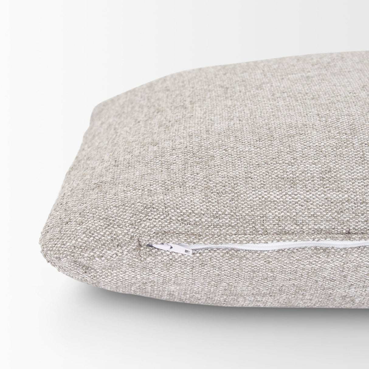 Halston Arm Pillow Light Gray Performance Fabric by Mercana at Eve Furniture