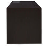 Halston Cappuccino 3-Drawer Connect-it Office Desk by Coaster at Eve Furniture