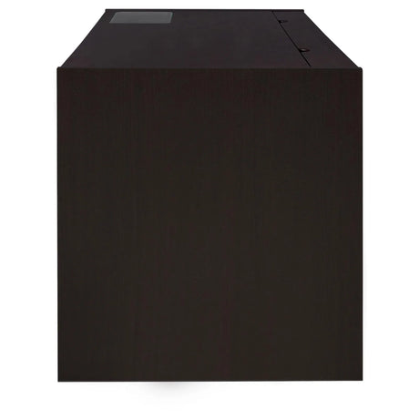 Halston Cappuccino 3-Drawer Connect-it Office Desk by Coaster at Eve Furniture