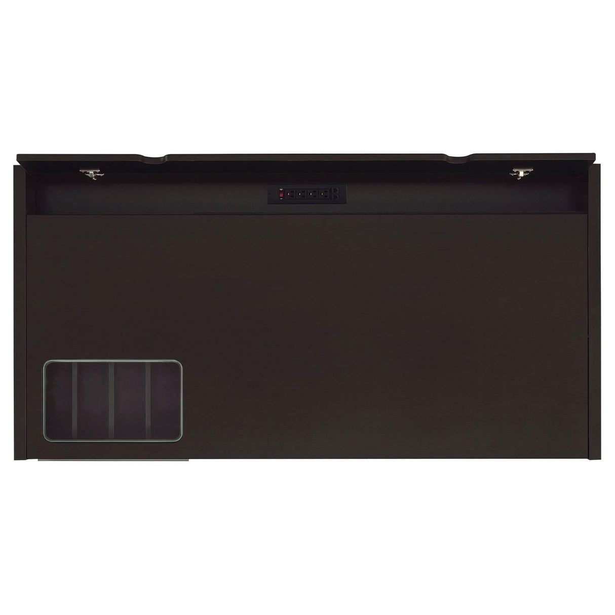 Halston Cappuccino 3-Drawer Connect-it Office Desk by Coaster at Eve Furniture