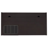 Halston Cappuccino Rectangular Connect-it Office Desk by Coaster at Eve Furniture