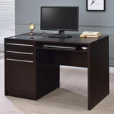 Halston Cappuccino Rectangular Connect-it Office Desk by Coaster at Eve Furniture
