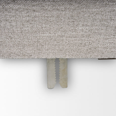 Halston Corner Light Grey Performance Fabric by Mercana at Eve Furniture
