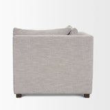 Halston Corner Light Grey Performance Fabric by Mercana at Eve Furniture