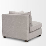 Halston Corner Light Grey Performance Fabric by Mercana at Eve Furniture