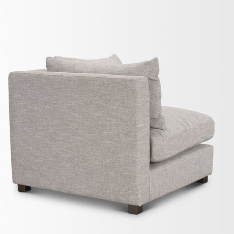 Halston Corner Light Grey Performance Fabric by Mercana at Eve Furniture
