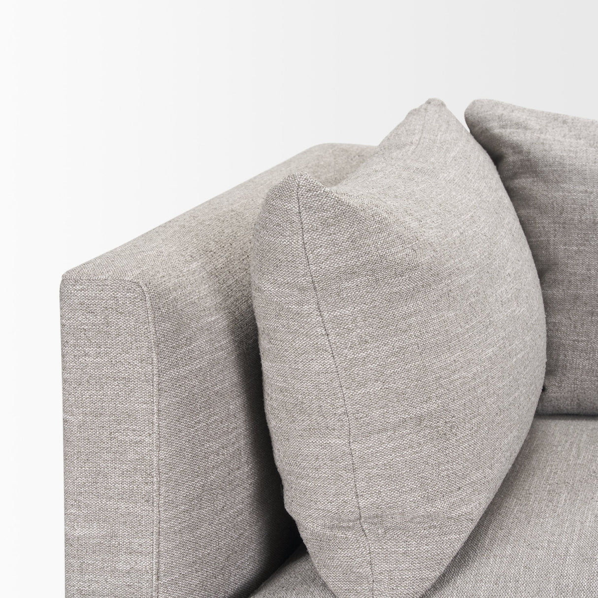 Halston Corner Light Grey Performance Fabric by Mercana at Eve Furniture