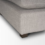 Halston Corner Light Grey Performance Fabric by Mercana at Eve Furniture