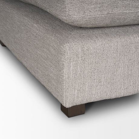 Halston Corner Light Grey Performance Fabric by Mercana at Eve Furniture