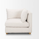Halston Corner Sectional Piece Oatmeal Performance Fabric by Mercana at Eve Furniture