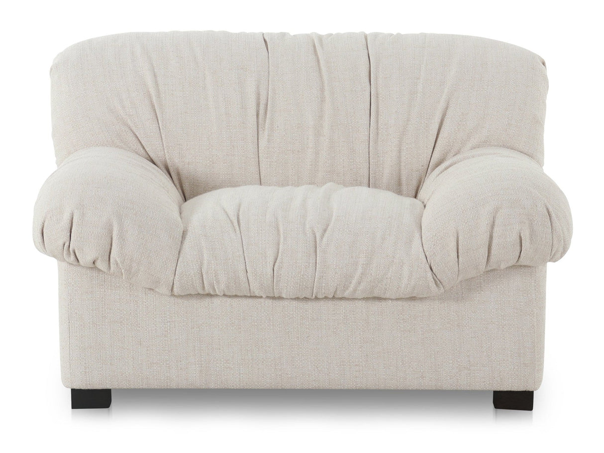 Halston Flecked Oat Lounge Chair by Moe's Home at Eve Furniture