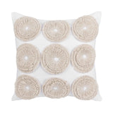 Halston Ivory 22x22 Throw Pillow (Set of 2) by Classic Home at Eve Furniture