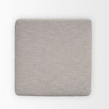 Halston Large Ottoman Light Gray Performance Fabric by Mercana at Eve Furniture
