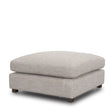 Halston Large Ottoman Light Gray Performance Fabric by Mercana at Eve Furniture
