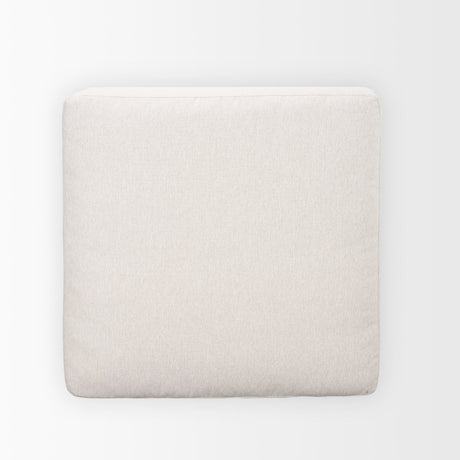 Halston Large Ottoman Oatmeal Performance Fabric by Mercana at Eve Furniture
