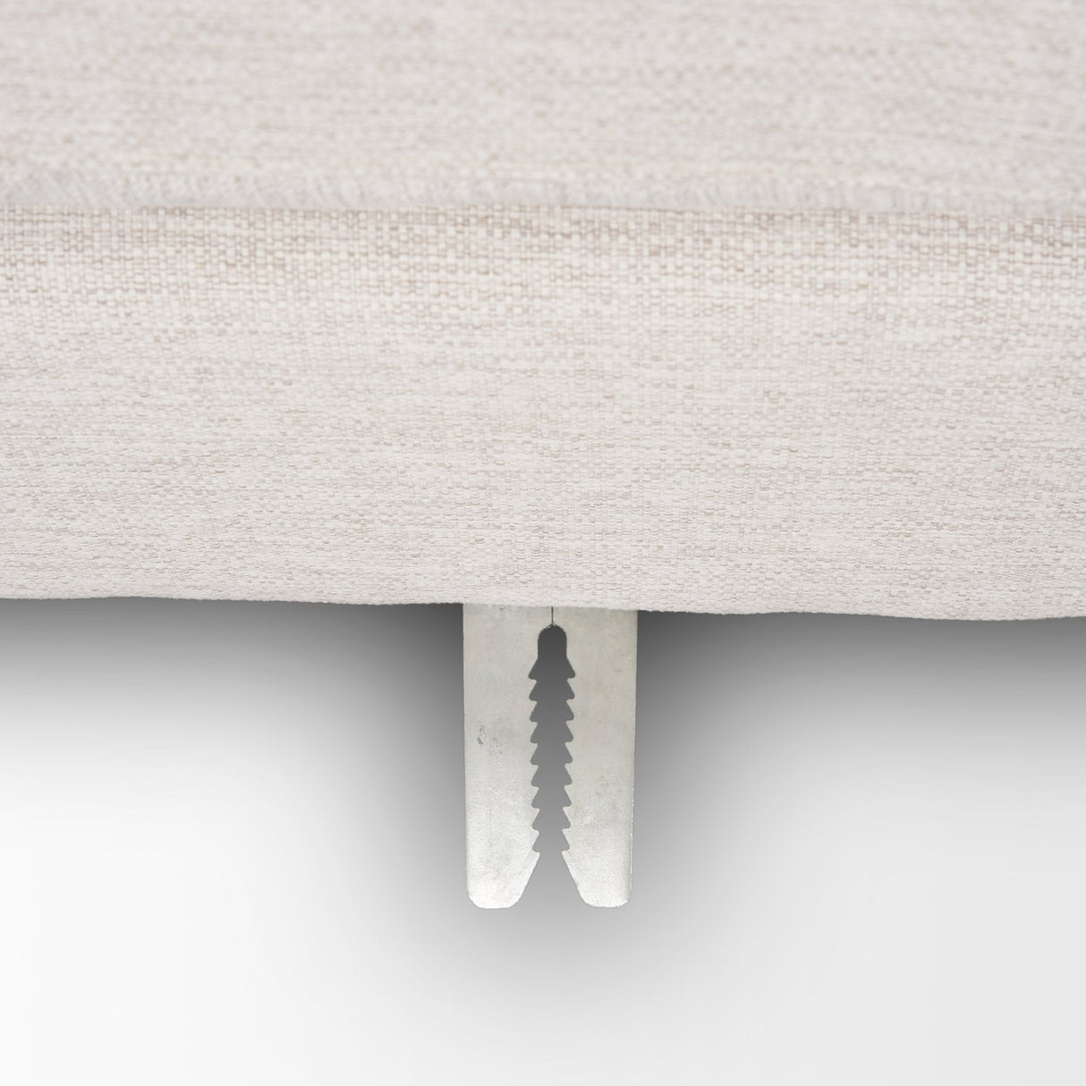 Halston Large Ottoman Oatmeal Performance Fabric by Mercana at Eve Furniture