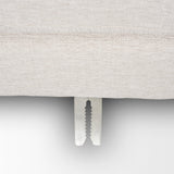 Halston Large Ottoman Oatmeal Performance Fabric by Mercana at Eve Furniture