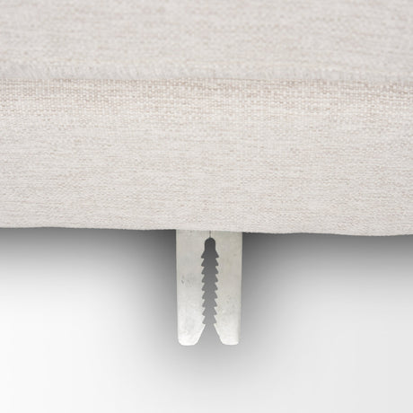 Halston Large Ottoman Oatmeal Performance Fabric by Mercana at Eve Furniture