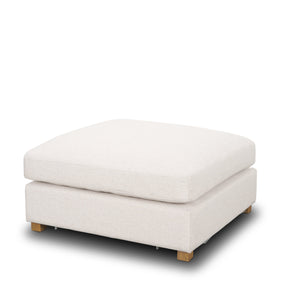 Halston Large Ottoman Oatmeal Performance Fabric by Mercana at Eve Furniture