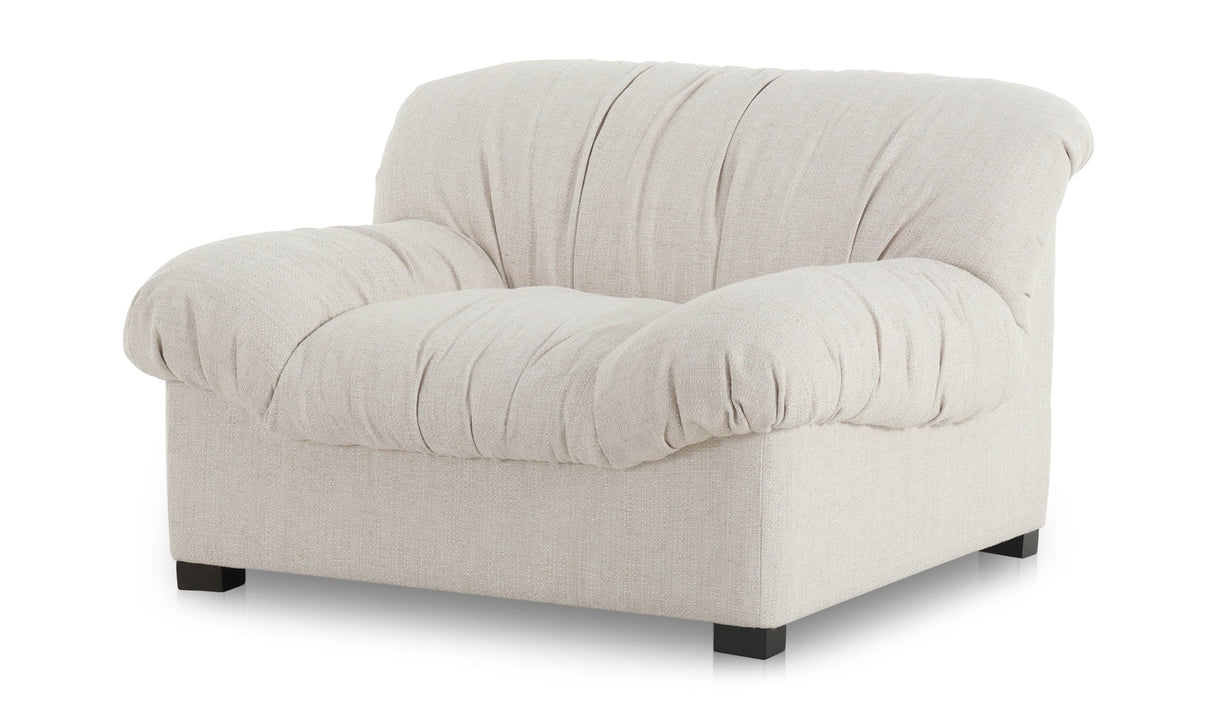 Halston Lounge Chair Flecked Oat by Moe's Home at Eve Furniture