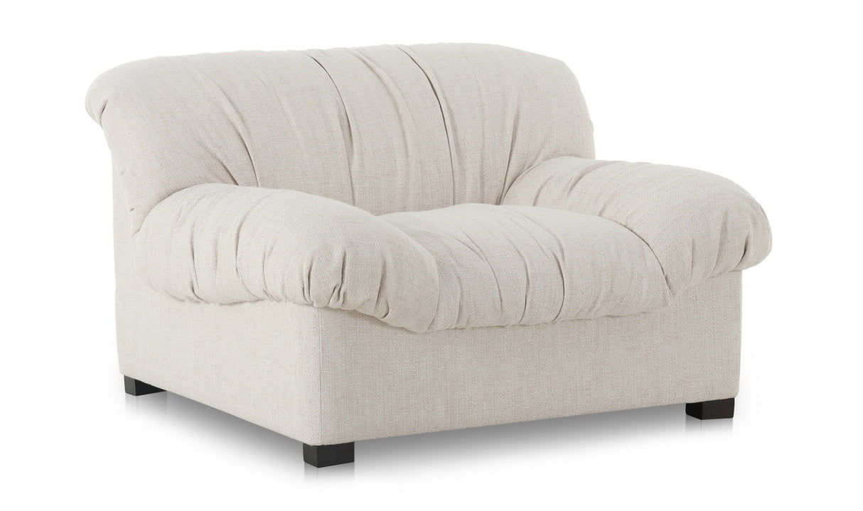 Halston Lounge Chair Flecked Oat by Moe's Home at Eve Furniture
