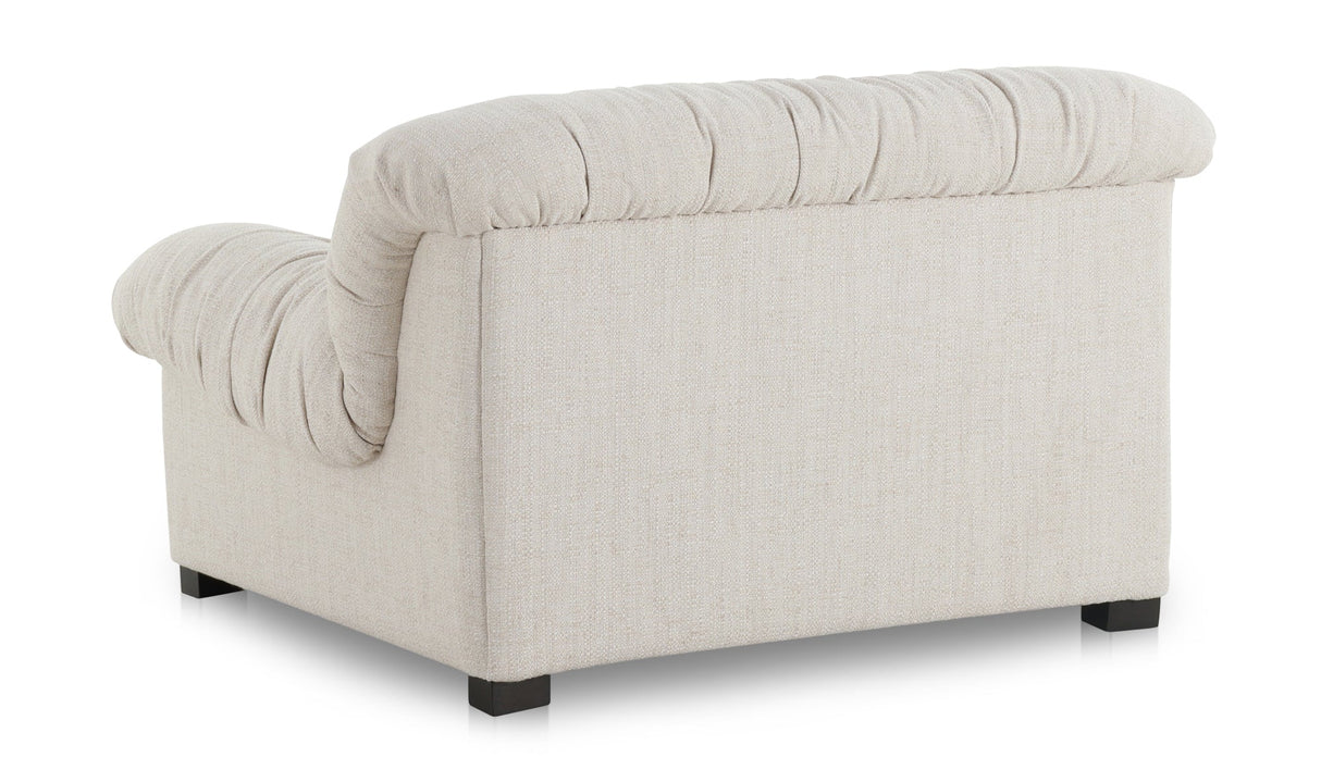 Halston Lounge Chair Flecked Oat by Moe's Home at Eve Furniture