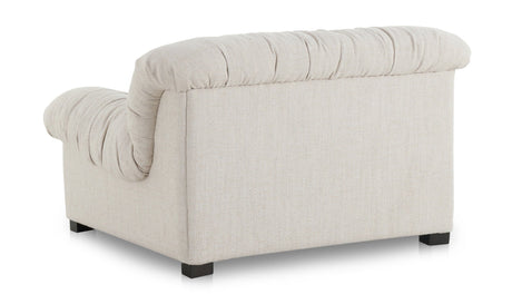Halston Lounge Chair Flecked Oat by Moe's Home at Eve Furniture