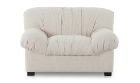Halston Lounge Chair Flecked Oat by Moe's Home at Eve Furniture