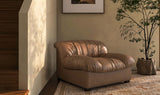 Halston Lounge Chair Tan Leather by Moe's Home at Eve Furniture
