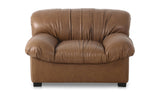 Halston Lounge Chair Tan Leather by Moe's Home at Eve Furniture