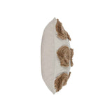 Halston Natural 22x22 Throw Pillow (Set of 2) by Classic Home at Eve Furniture