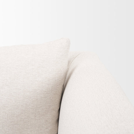 Halston Right Arm Sectional Piece Oatmeal Performance Fabric by Mercana at Eve Furniture