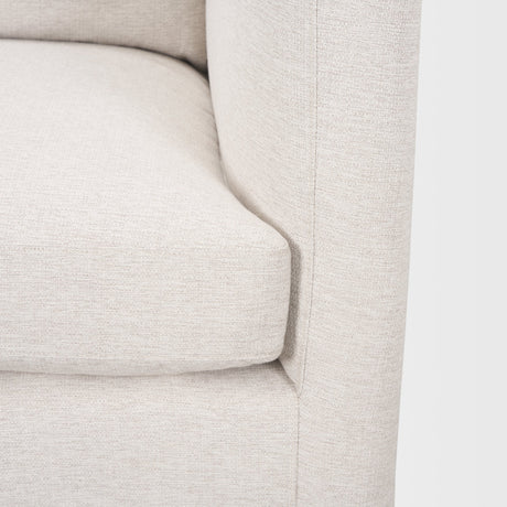 Halston Right Arm Sectional Piece Oatmeal Performance Fabric by Mercana at Eve Furniture